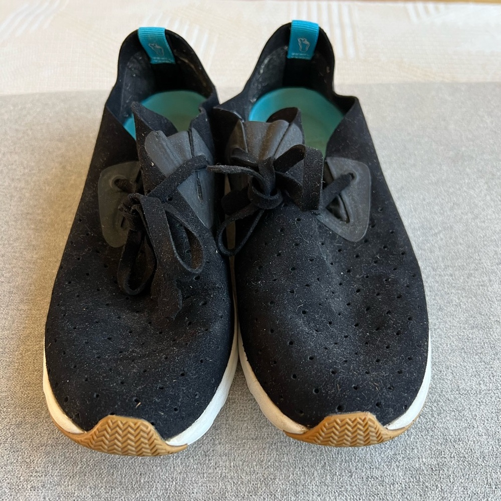 Natives Black Perforated Sneakers